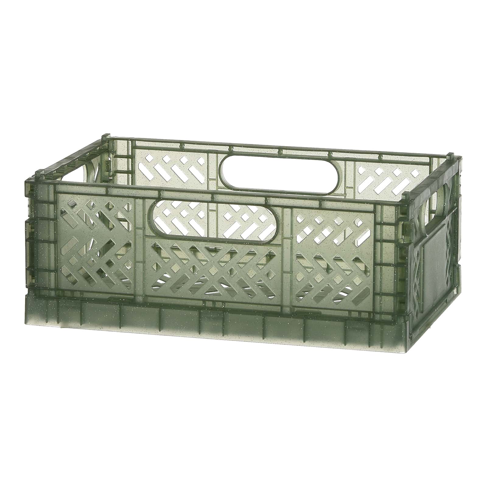 Klappbox Glitter M Grün,B 215 x H 85 x T 145 mm