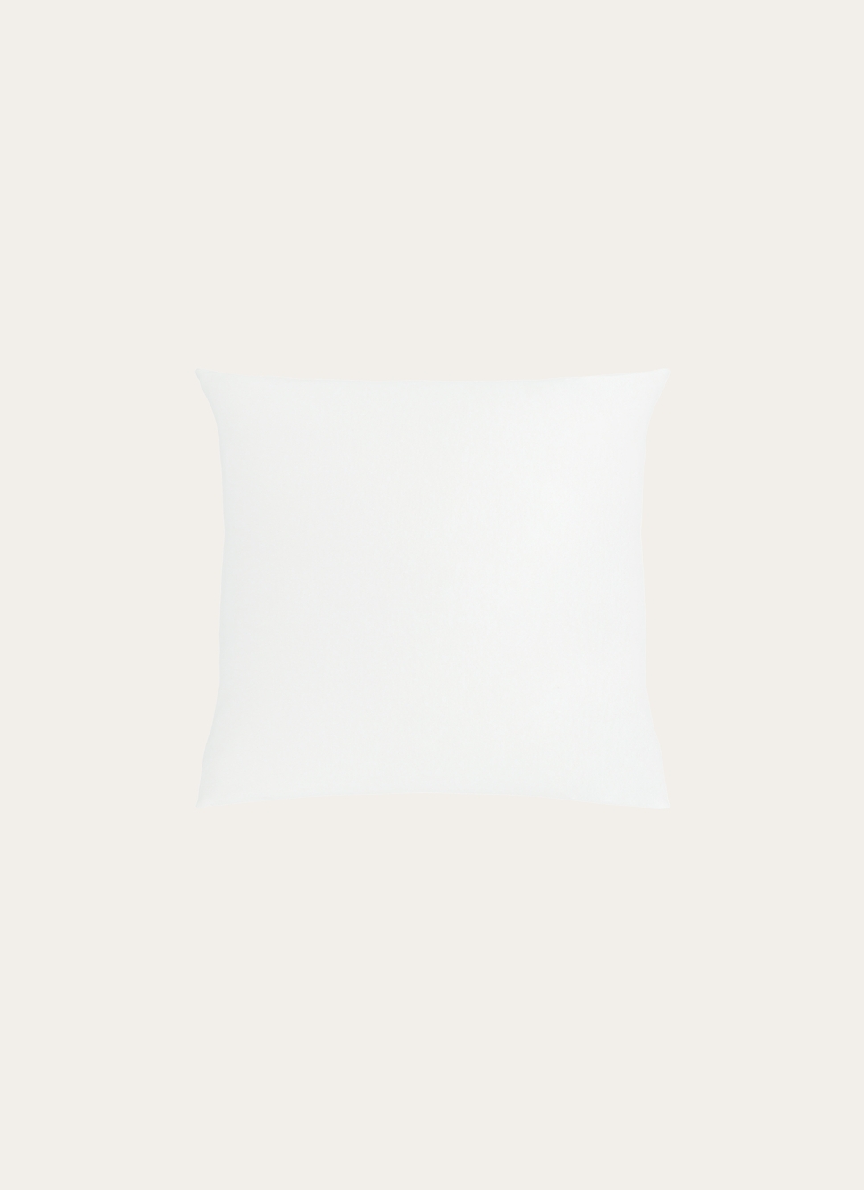 SOUS-TAIE D'OREILLER CARRÉE EN COTON ANTI-ACARIENS BLANC
