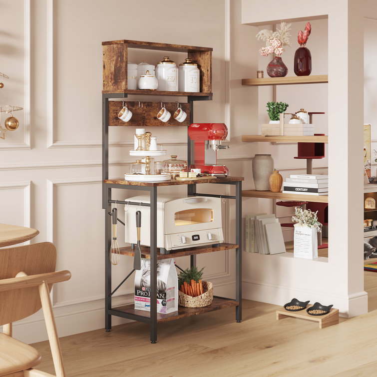 Luper 23.62'' Steel Standard Baker's Rack with Microwave Compatibility