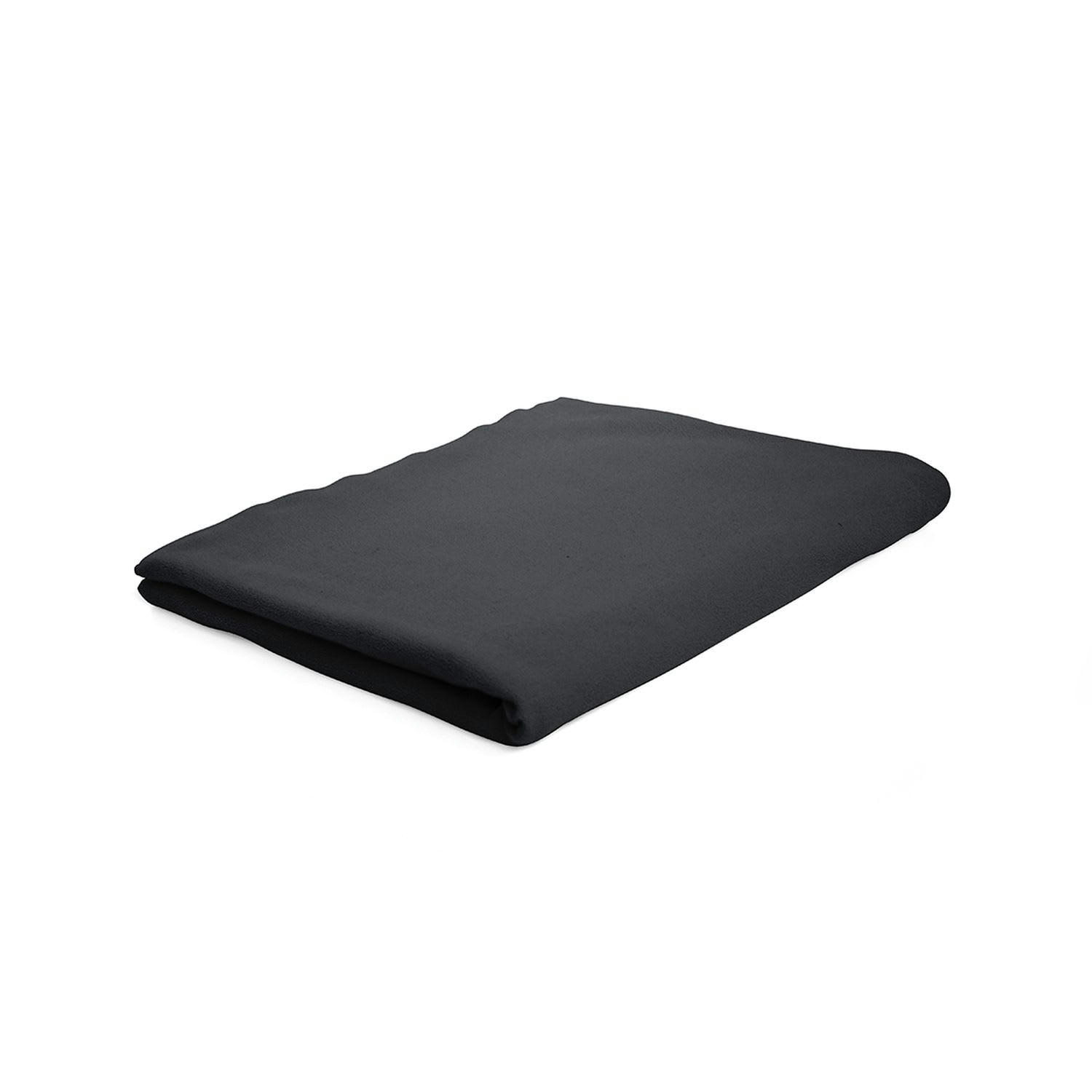 TODAY - Drap plat réglisse 100% coton 57 fils 240 x 300 cm noir