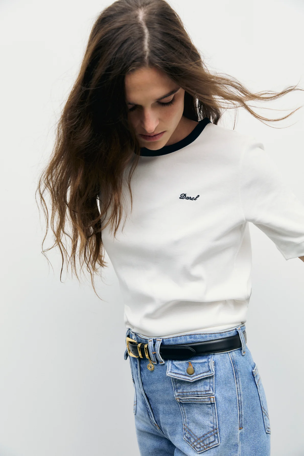 T-shirt en coton bicolore - BESS