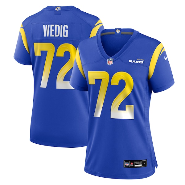 Trey Wedig Los Angeles Rams Nike Women's Team Game Jersey -  Royal