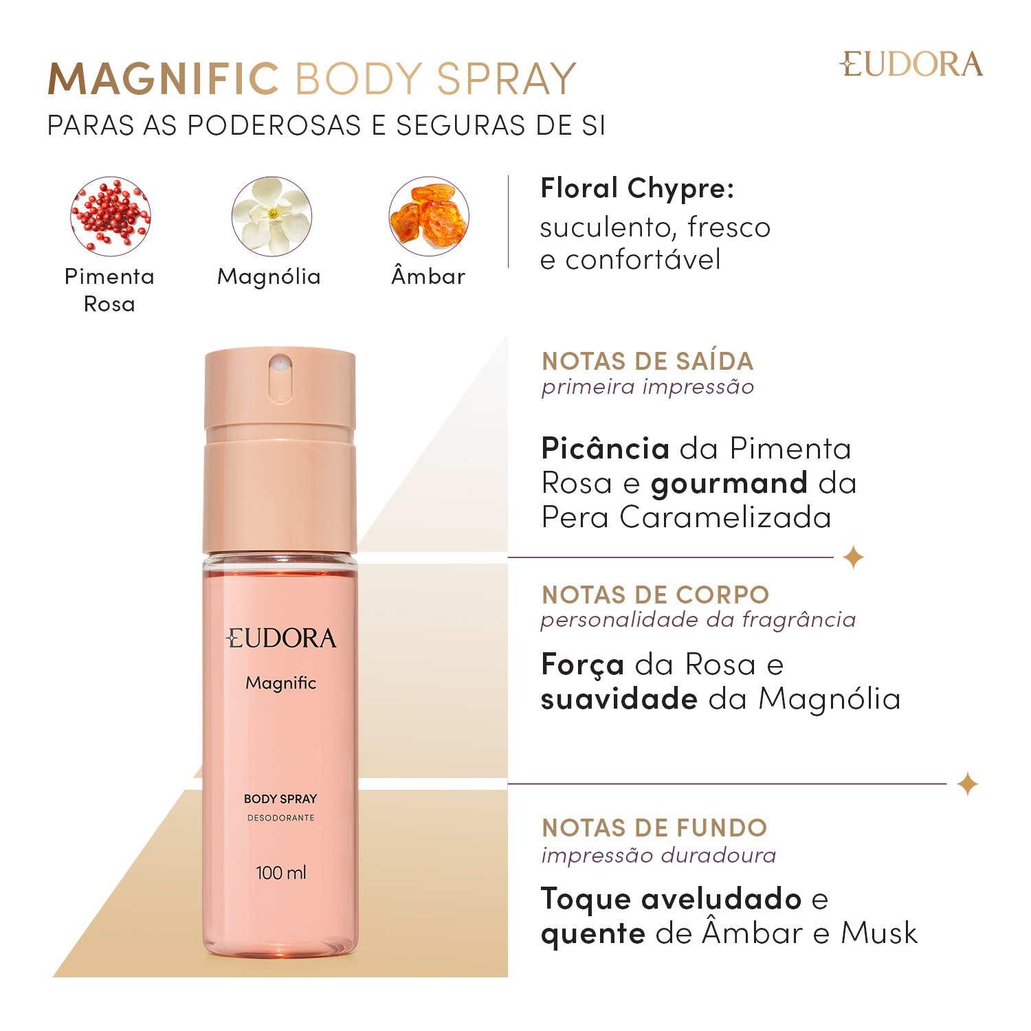 Desodorante Body Spray Magnific 100ml