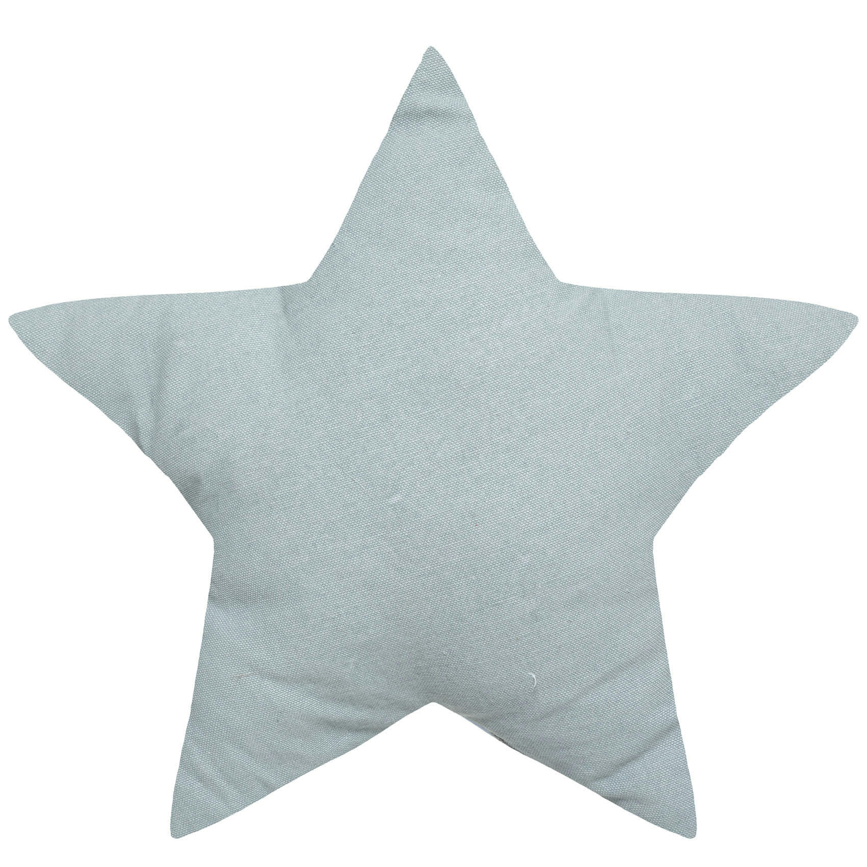 - Coussin enfant étoile motifs métallisés Bleu Gris 40x40