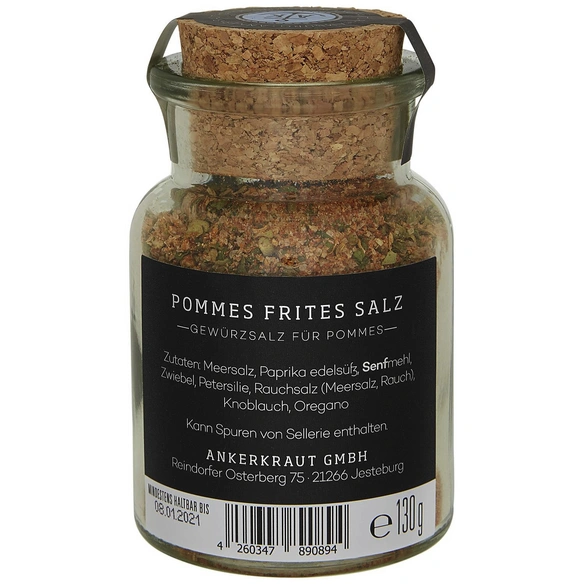 Grillgewürz, Pommes Frites Salz , 130 g