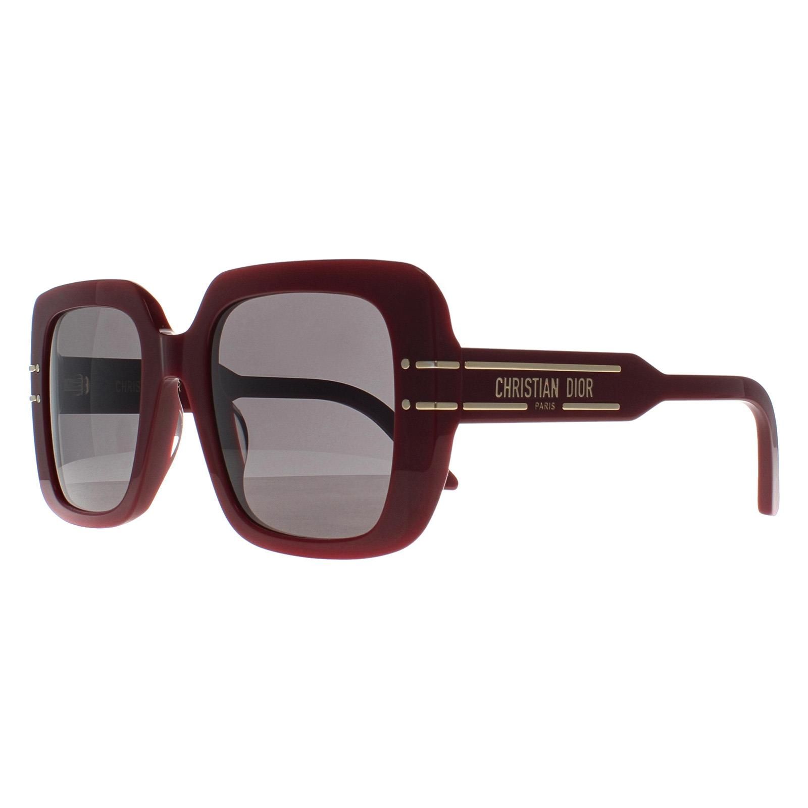 Dior Square Bordeaux Grey Mirror DiorSignature S11I