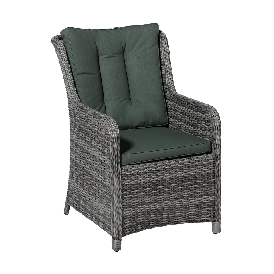 Madison Wicker - Dining Set Outdoor - Oxford Green - 46x95