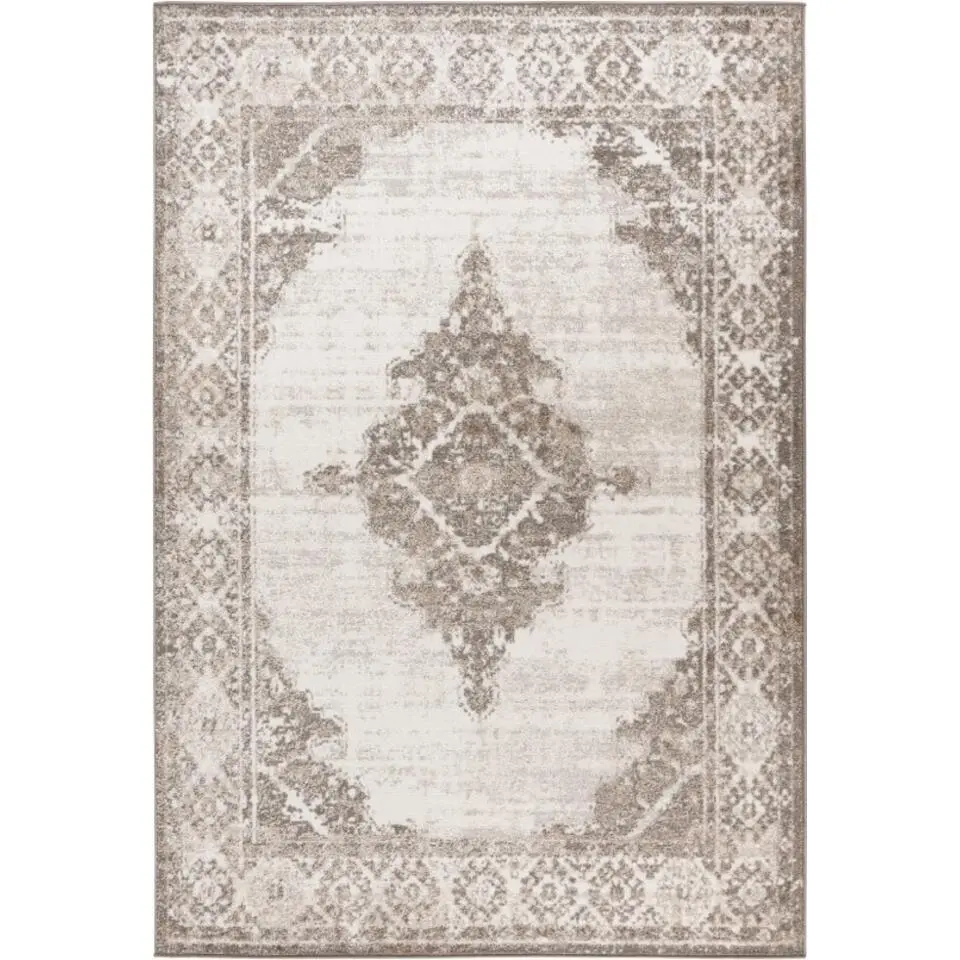 Lalee Vloerkleed Milas - Polyester - 200x290 cm zilver beige