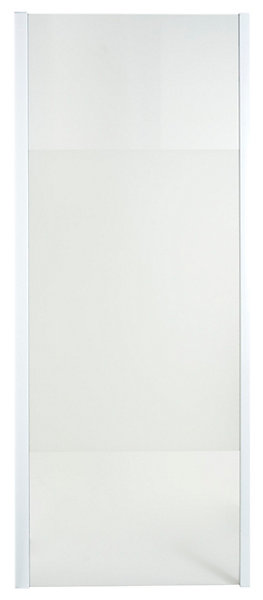 Paroi de douche fixe Cooke &Lewis Onega sérigraphiée 90 cm