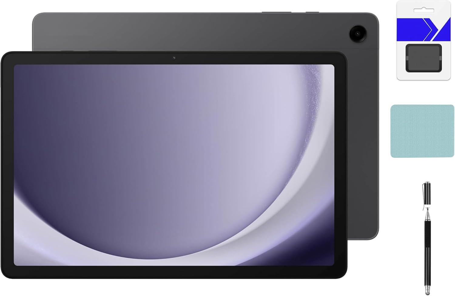 Samsung Galaxy Tab A9+ 11 inch 256GB Android WiFi Tablet  Big Screen  Quad Speakers  Upgraded Chipset  Multi Window Display  Slim  Light  Durable Design  Graphite with Accessories