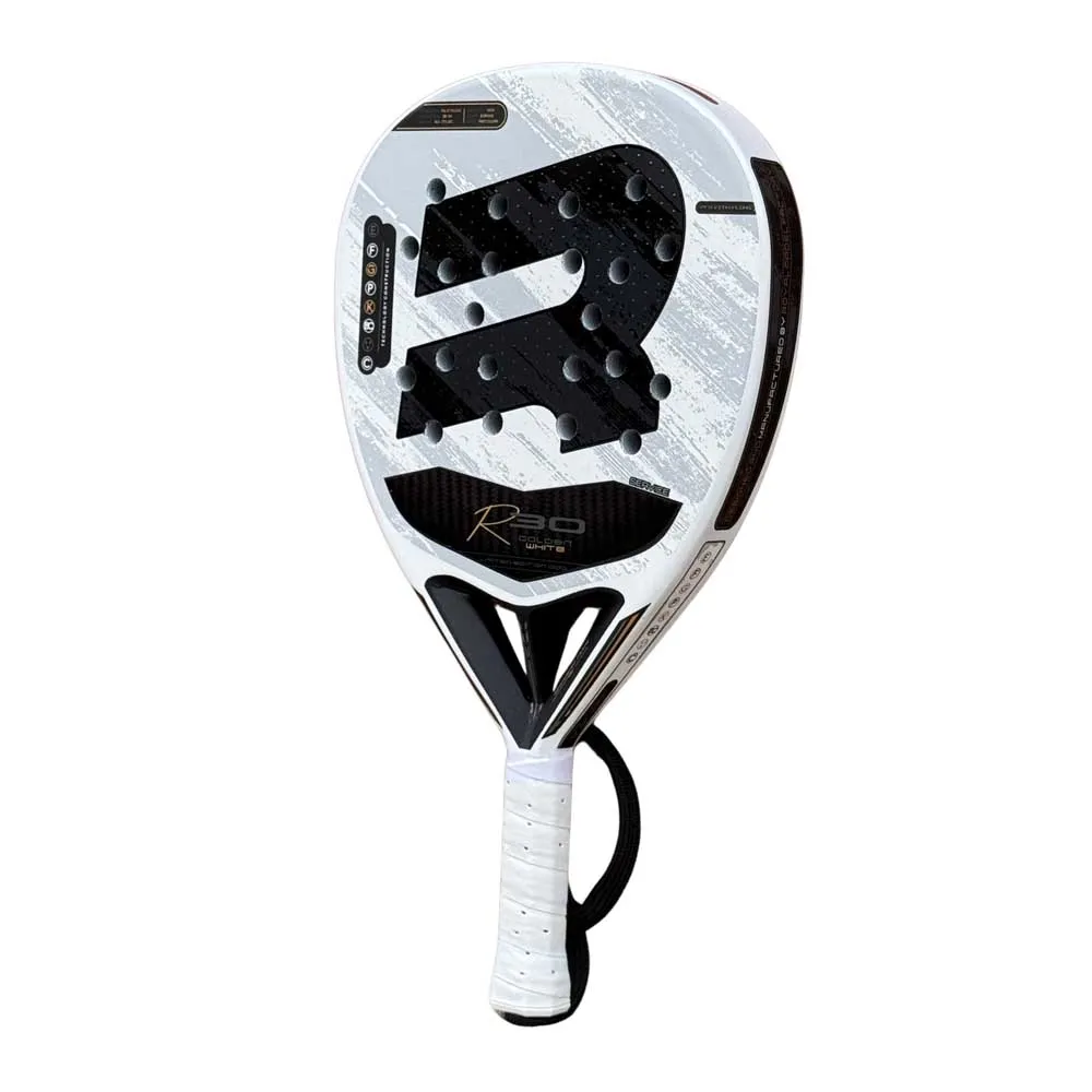 Royal Padel golden white padel racket