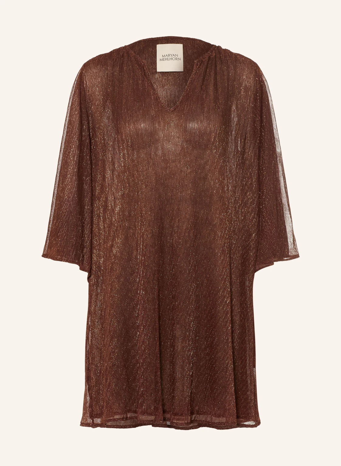 MARYAN MEHLHORN Strandkleid SUNDRENCHED mit Glitzergarn und 3/4-Arm