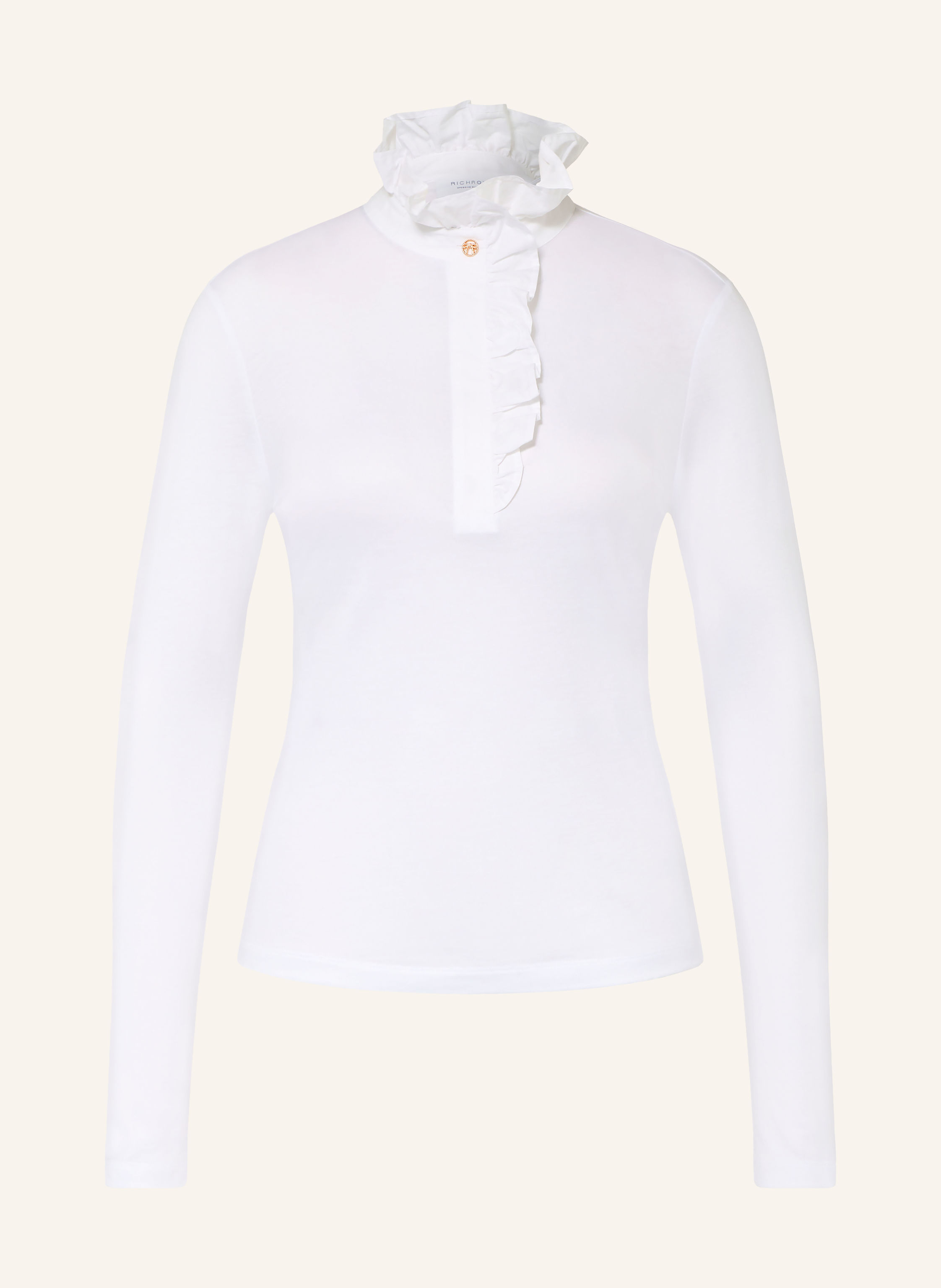 Rich & Royal Longsleeve mit Rüschen