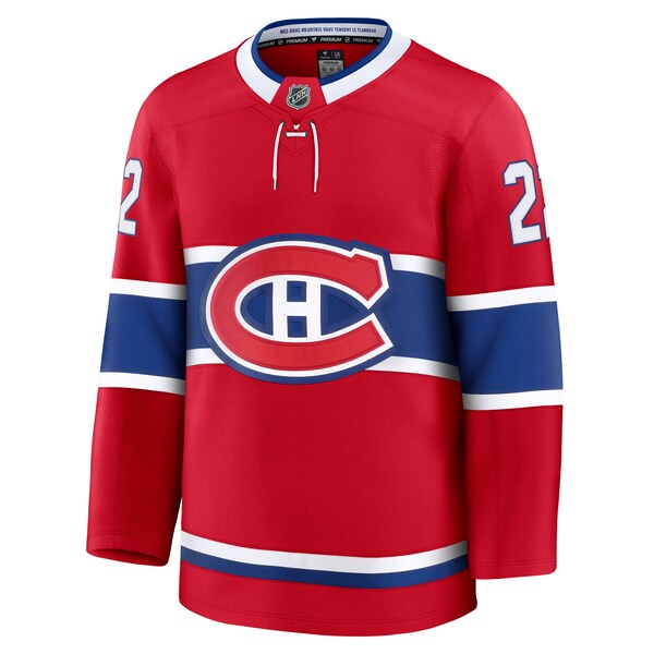 Cole Caufield Montreal Canadiens  Home Premium Jersey - Red
