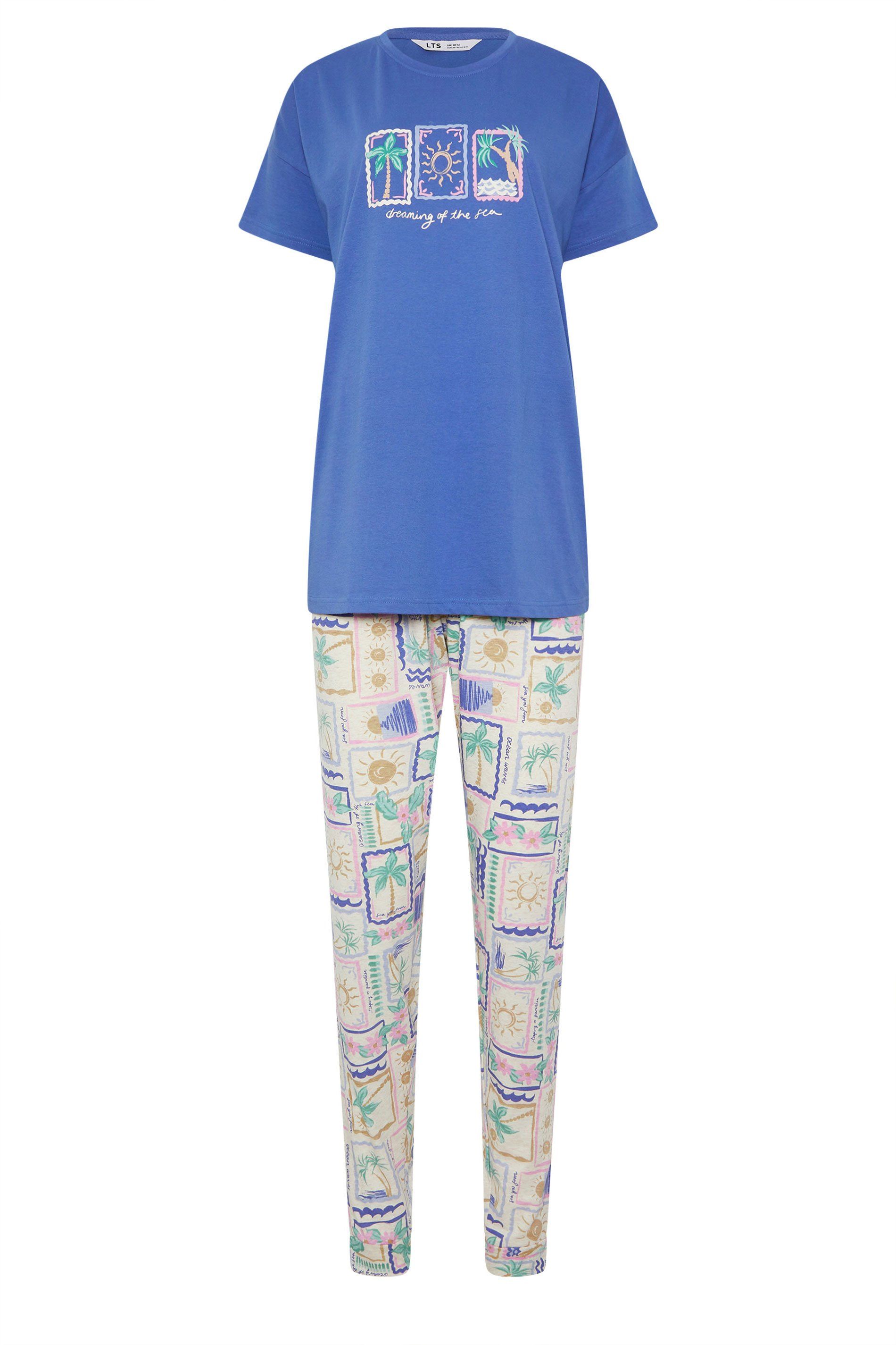 Long Tall Sally Tall Postcard Slogan Pyjama Set