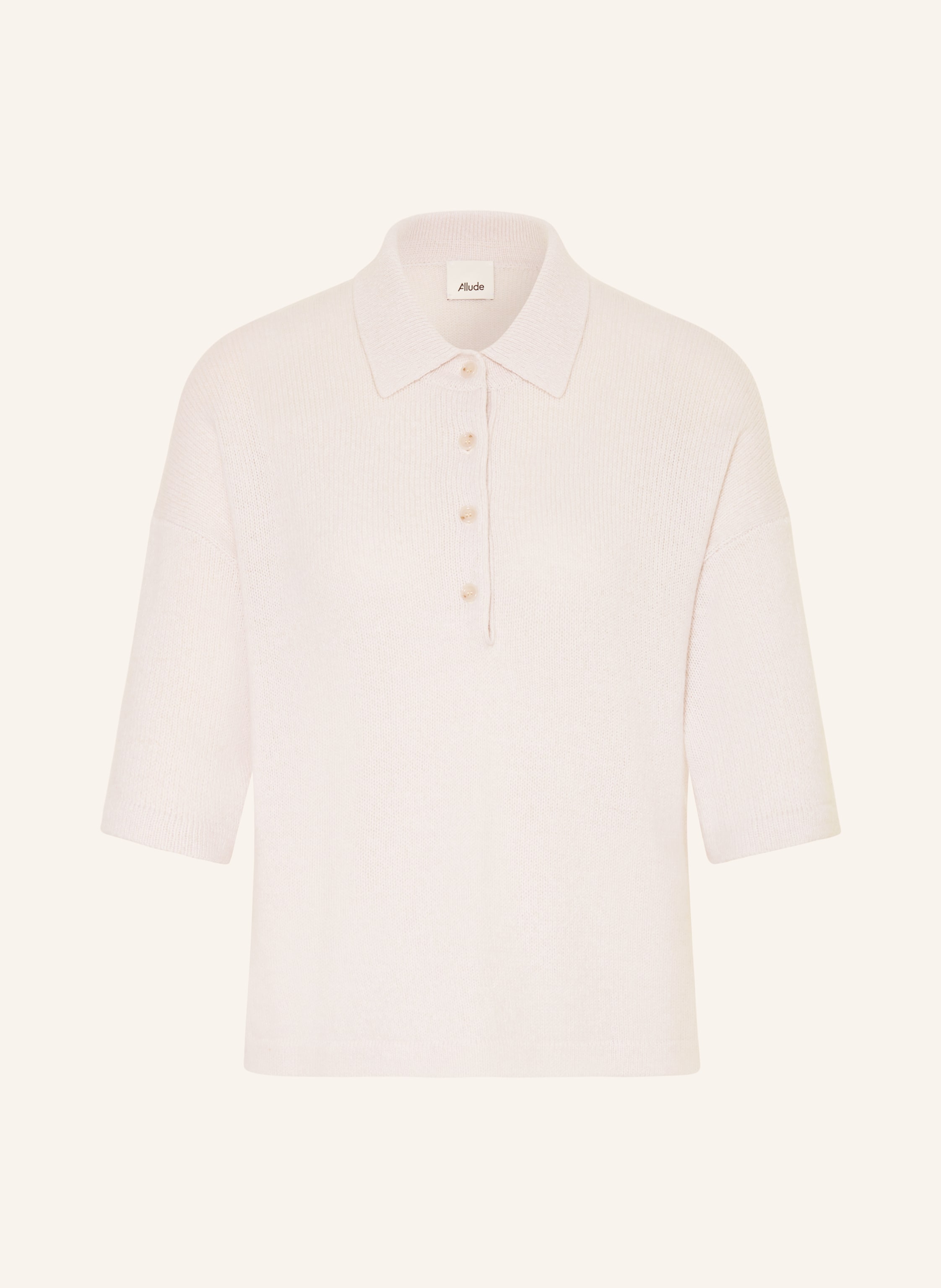 ALLUDE Strick-Poloshirt aus Cashmere
