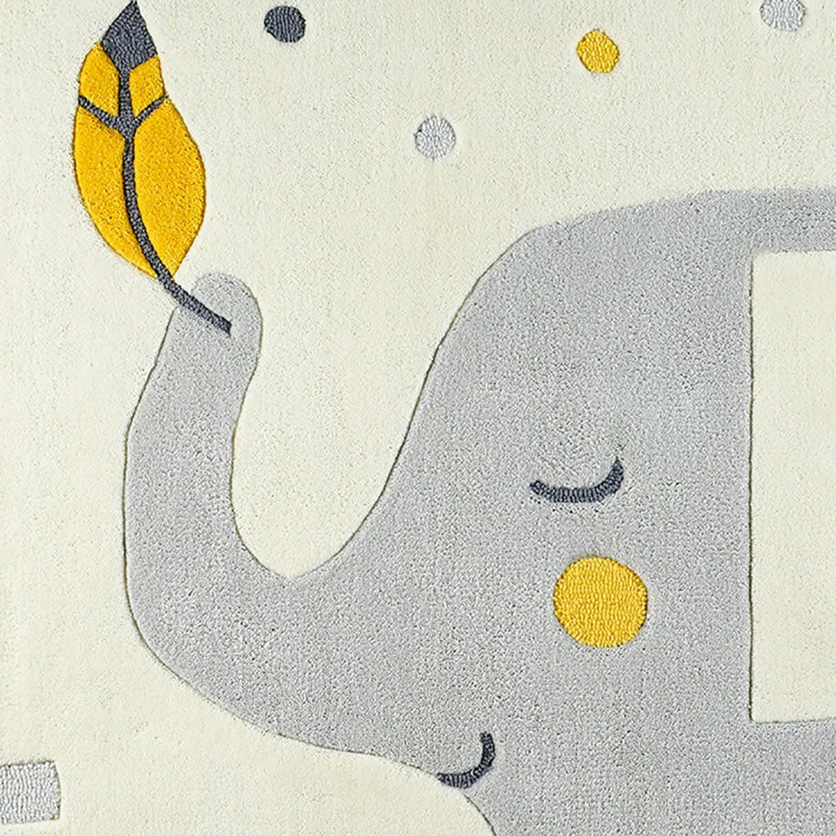 BABYFAN - Tapis de chambre en acrylique gris