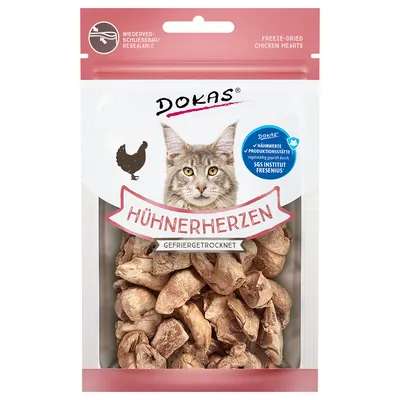 Dokas Freeze-Dried Chicken Hearts