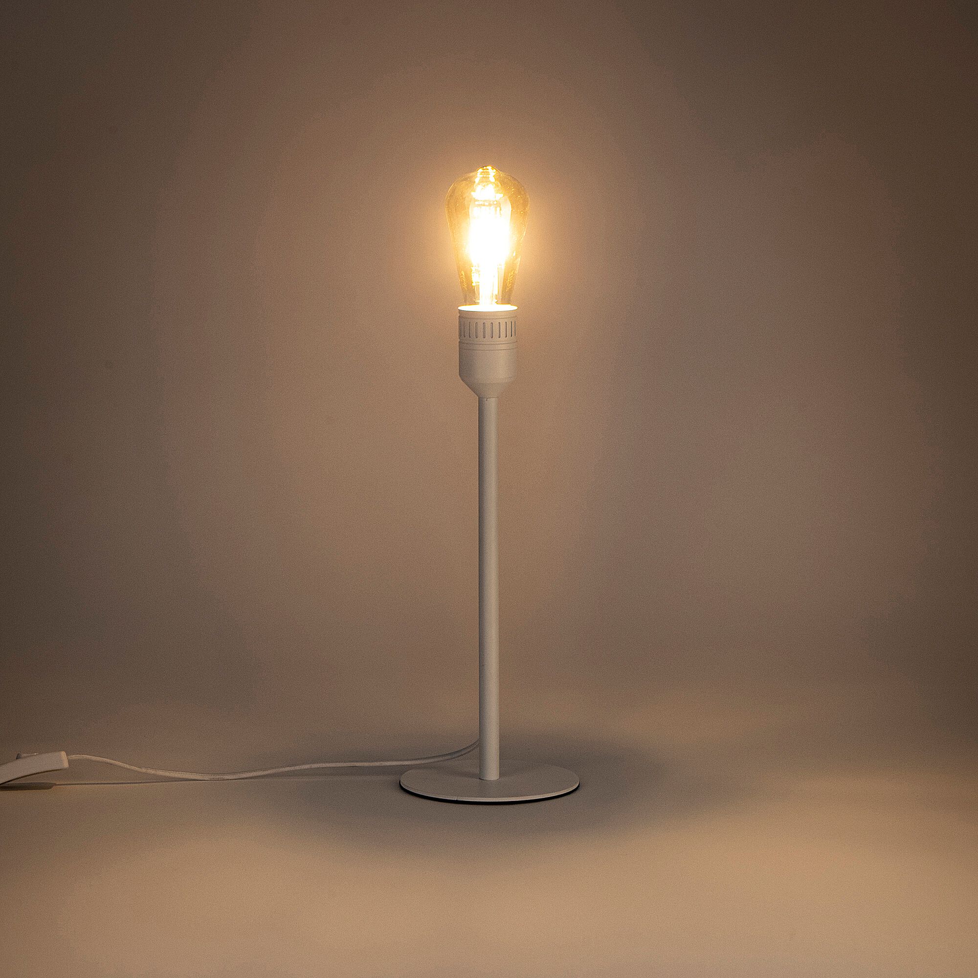 NANS - Pied de lampe à poser - blanc H37,5cm