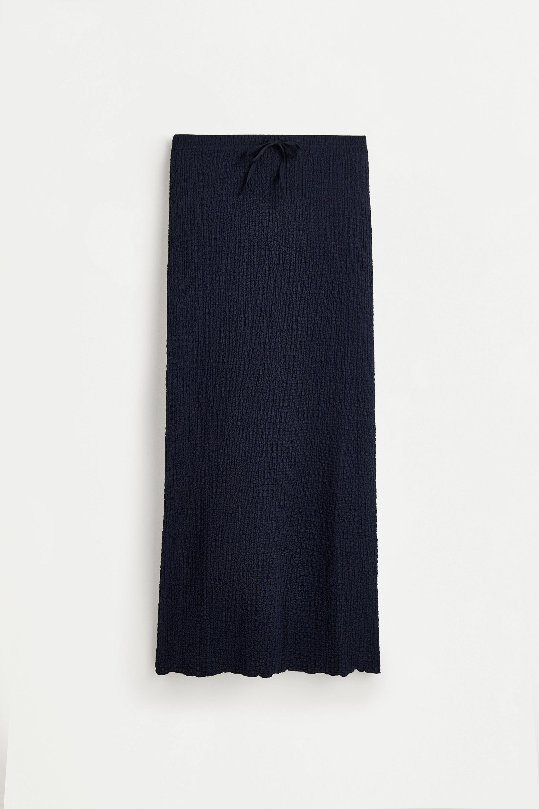 Falda midi textura