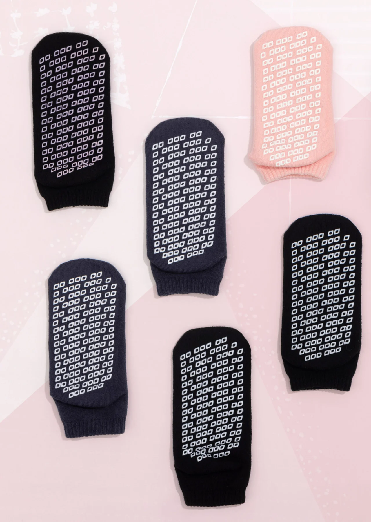 2pk Icon Pilates Grip Socks