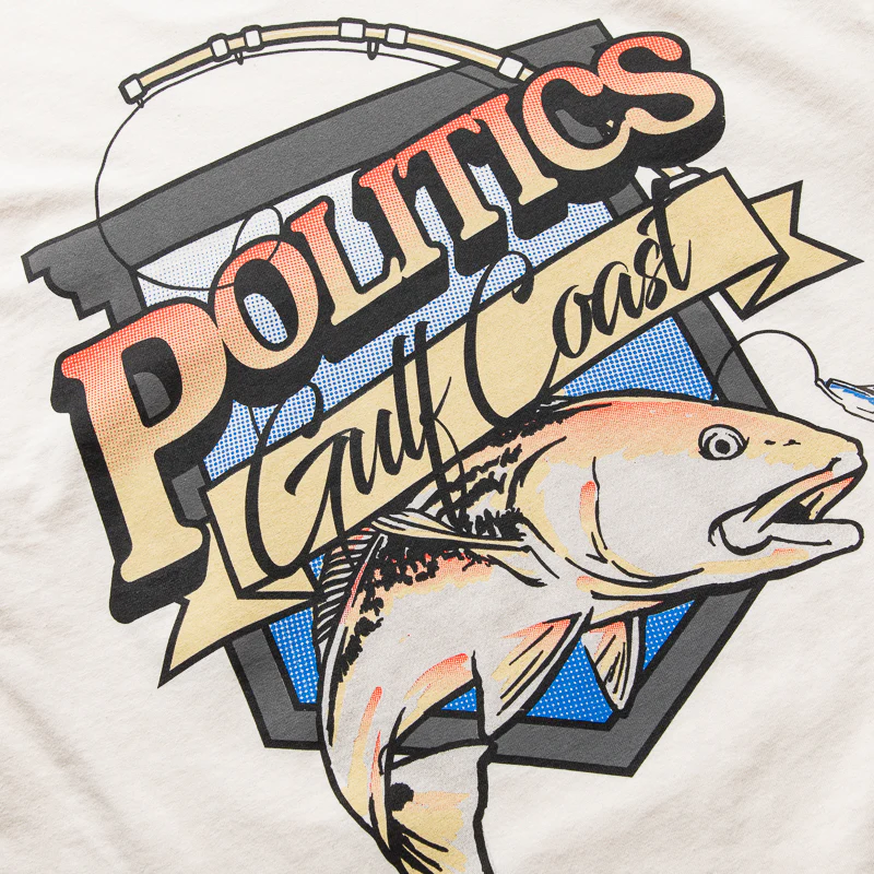 Politics Tackle Tee - Creme