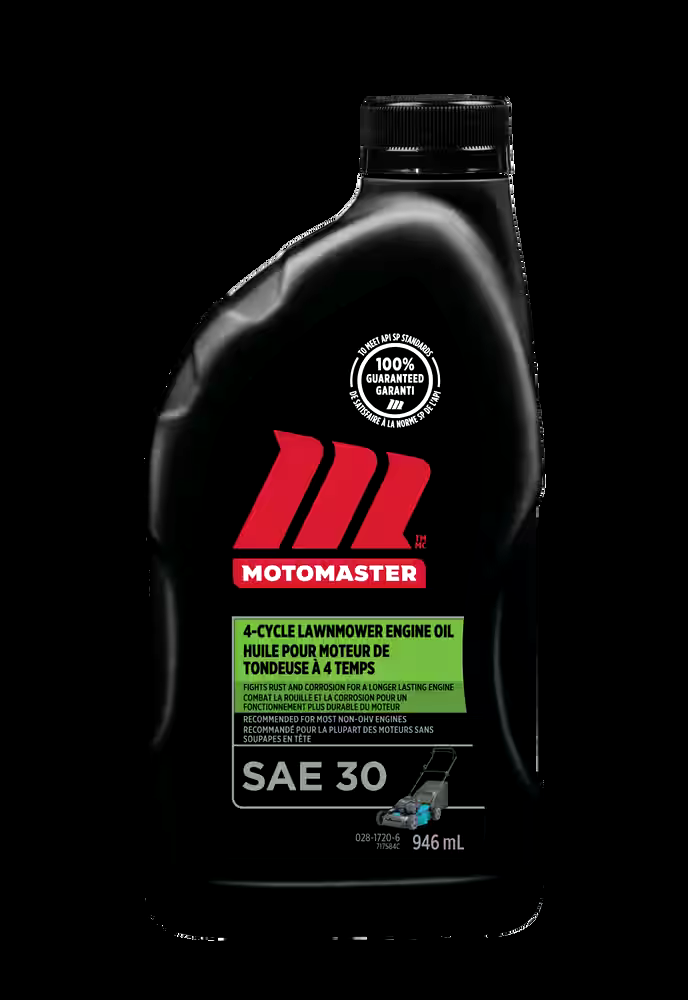 MotoMaster 4-Stroke Lawnmower Engine Oil SAE 30, 946-mL