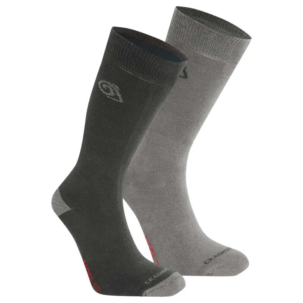 Craghoppers Nosilife Twin Pack Half long socks