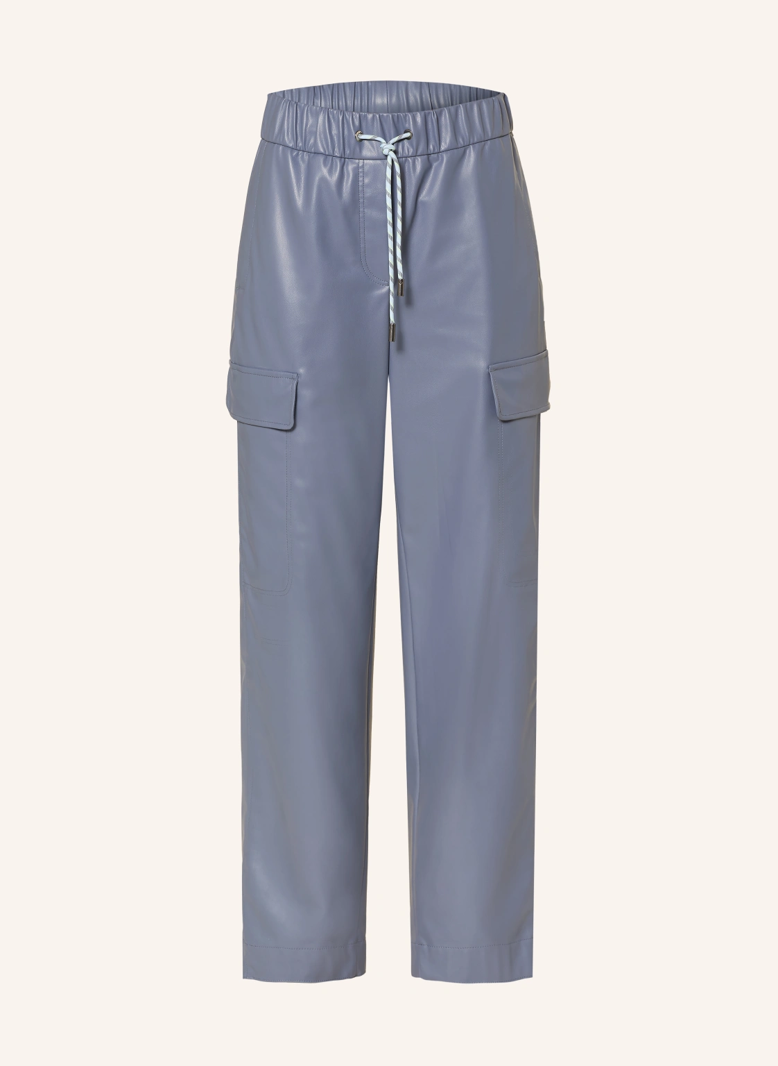 MARC CAIN Cargohose in Lederoptik