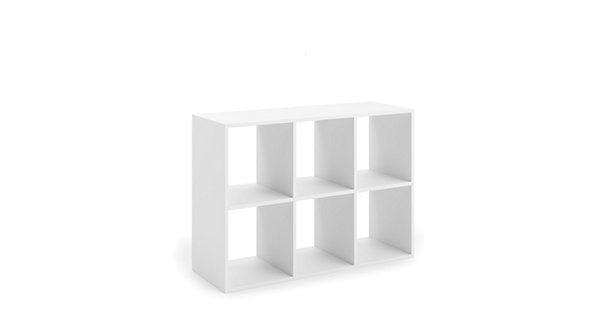 Kob Lonii bibliothèque 2x3 blanc