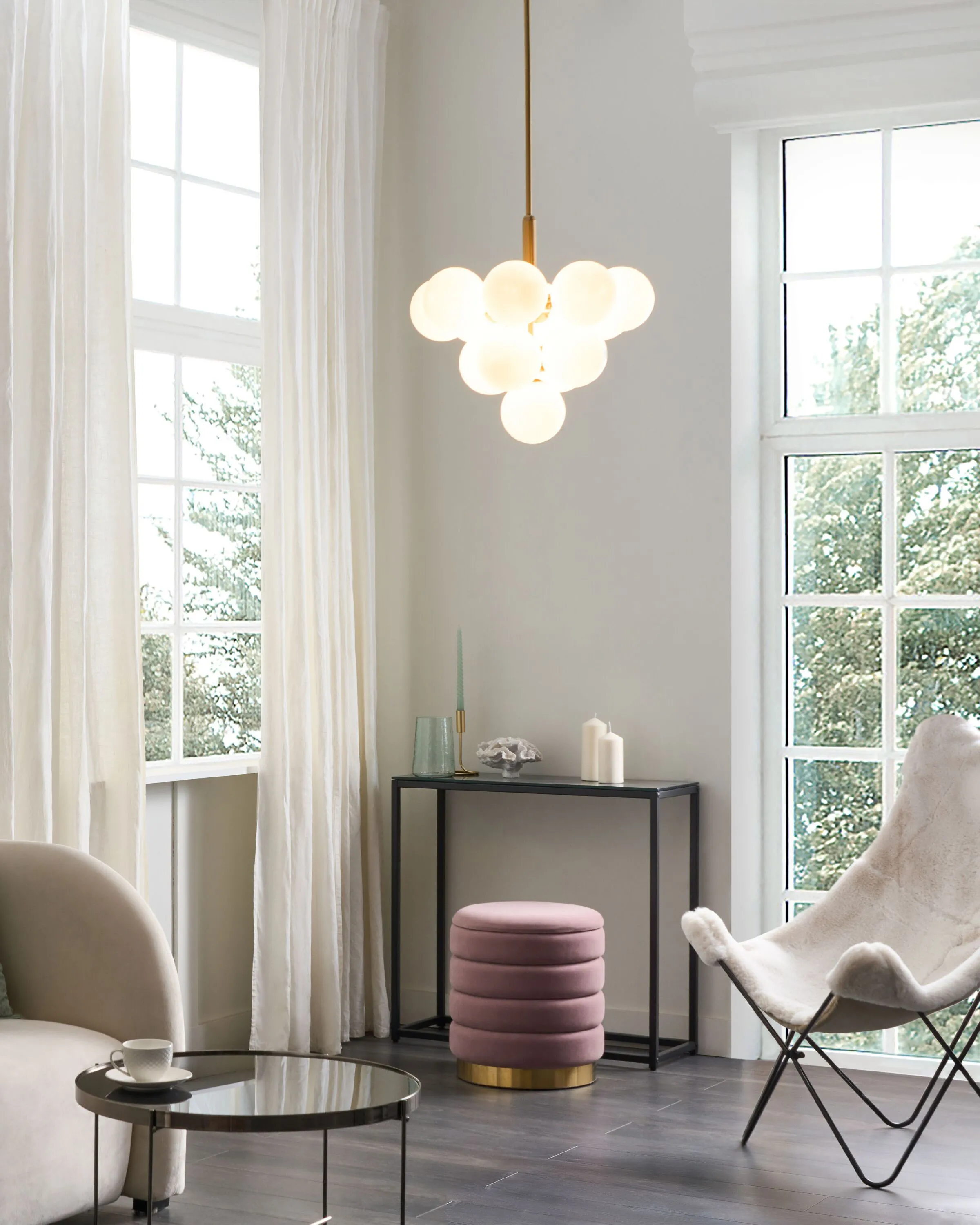 Pendant Lamp BIRRIE Metal Brass