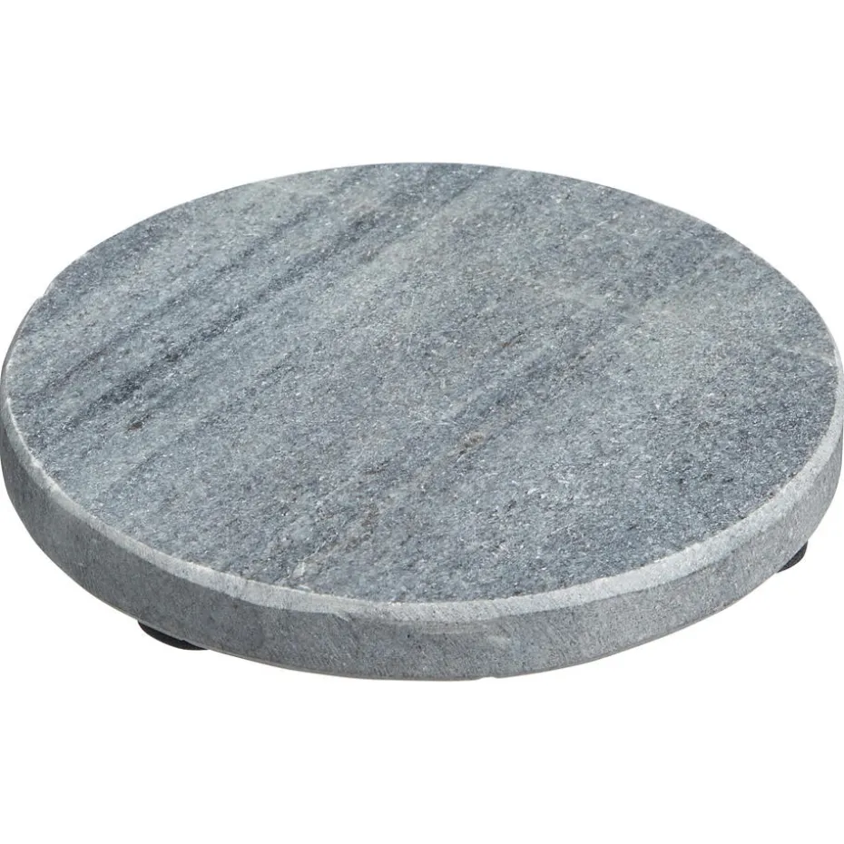 Kwantum Kerstservies | Onderzetters | Onderzetter Marmer  Grijs