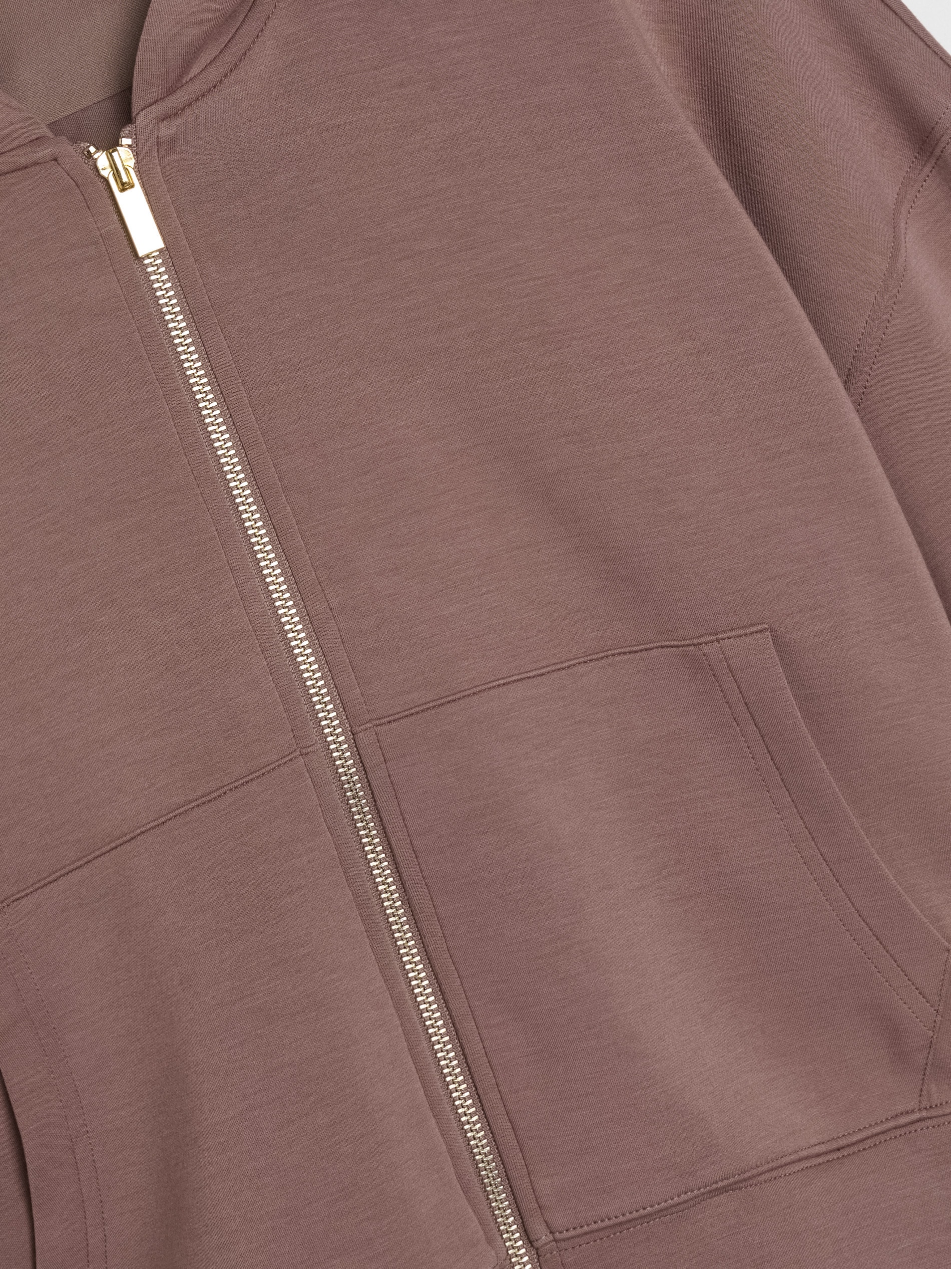 Rozpinana bluza soft touch z domieszką wiskozy