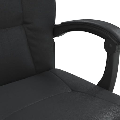 NNEVL Reclining Office Chair Black Faux Leather