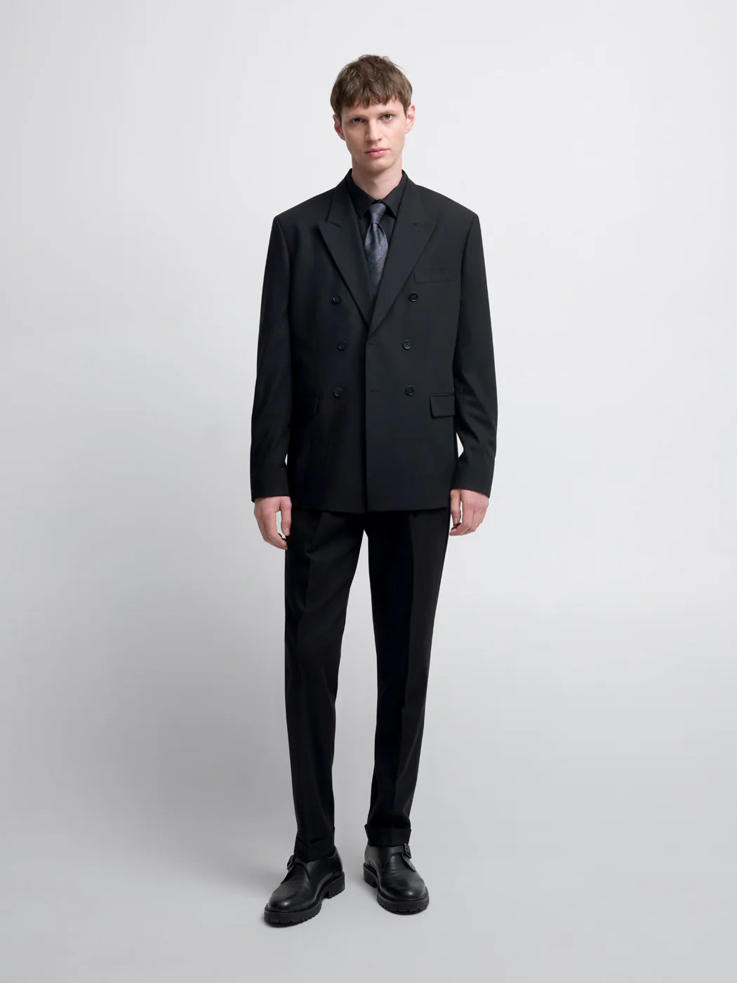 Pantalon de costume slim à pinces