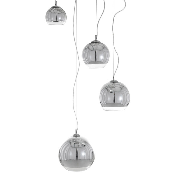 Lampa wisząca chromowana Laurent 4xE27x40W wym: 120x50x50 cm Italux