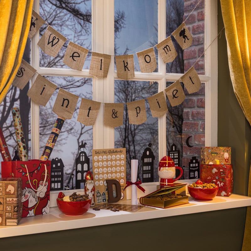 Inpakpapier sint - diverse varianten - 70x300 cm