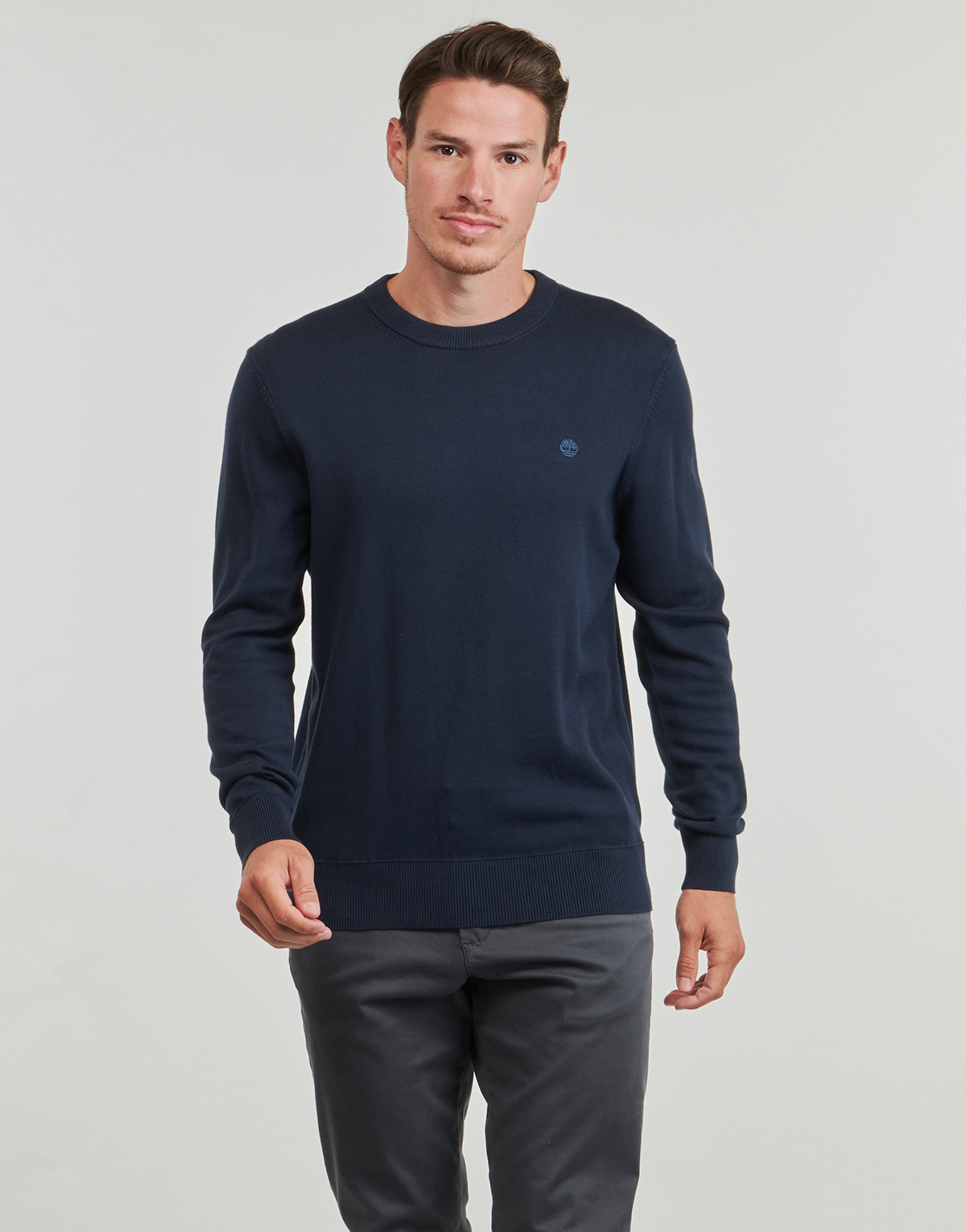 Timberland - Cotton YD Sweater - Marine