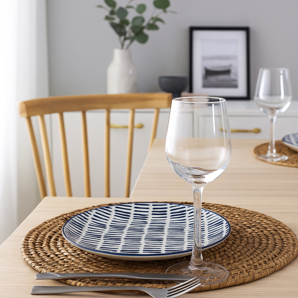 Talerz deserowy LINEAS 20 cm porcelana