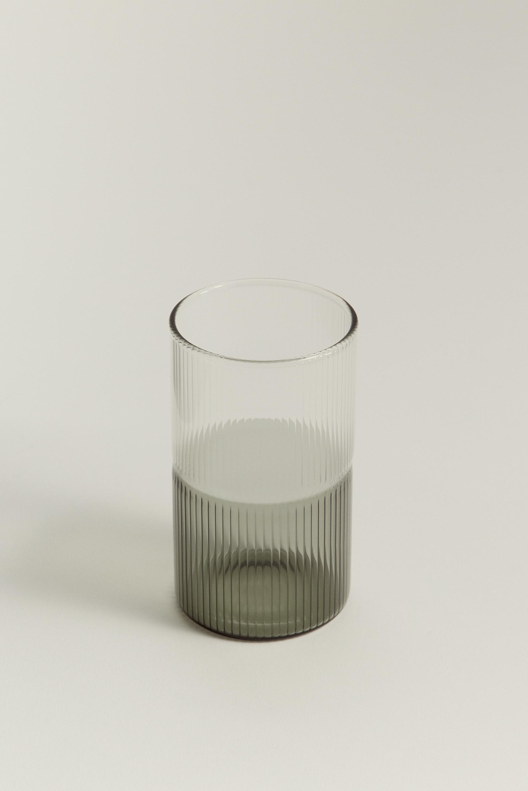 Vaso relieve borosilicato 325 ml