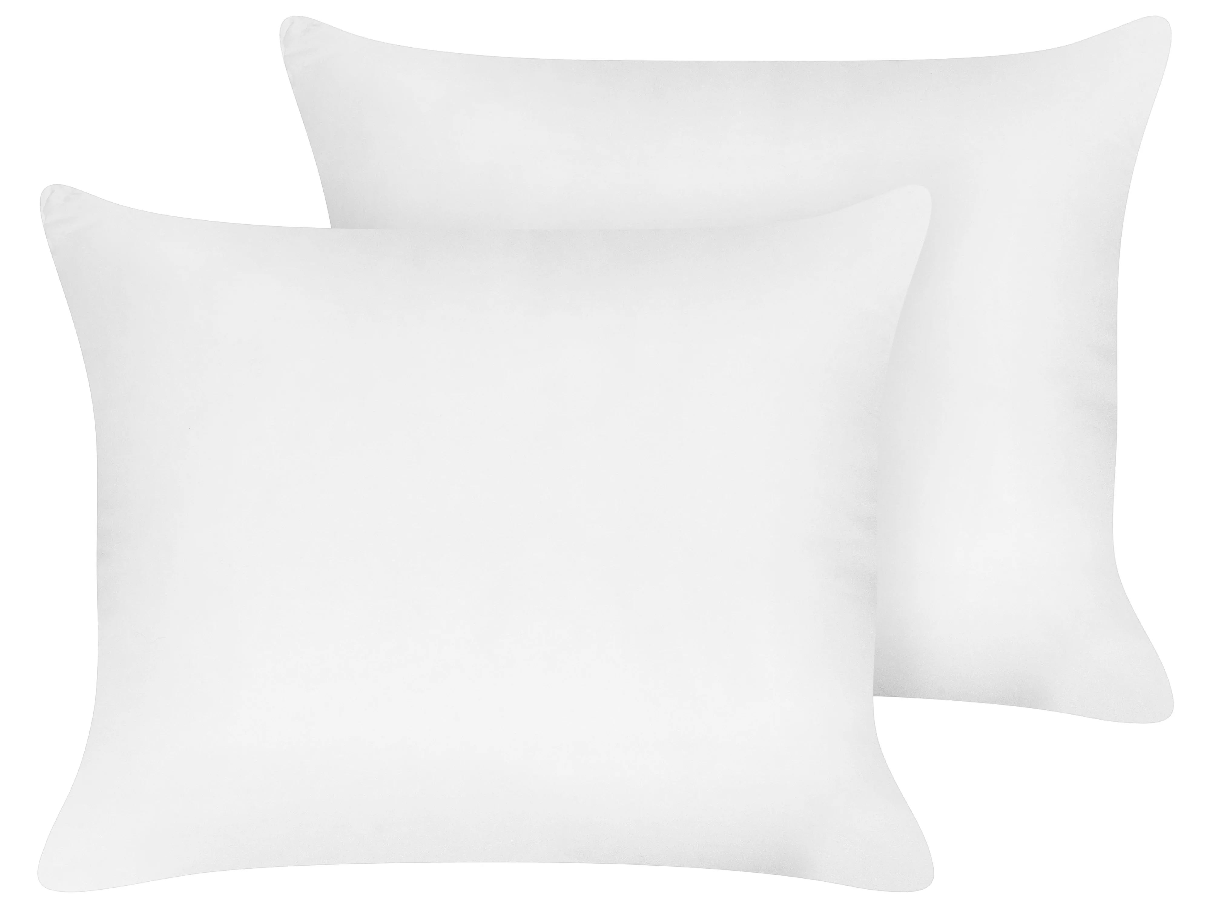 Set of 2 Bed Pillows TRIGLAV High Polyester 50 x 60 cm White