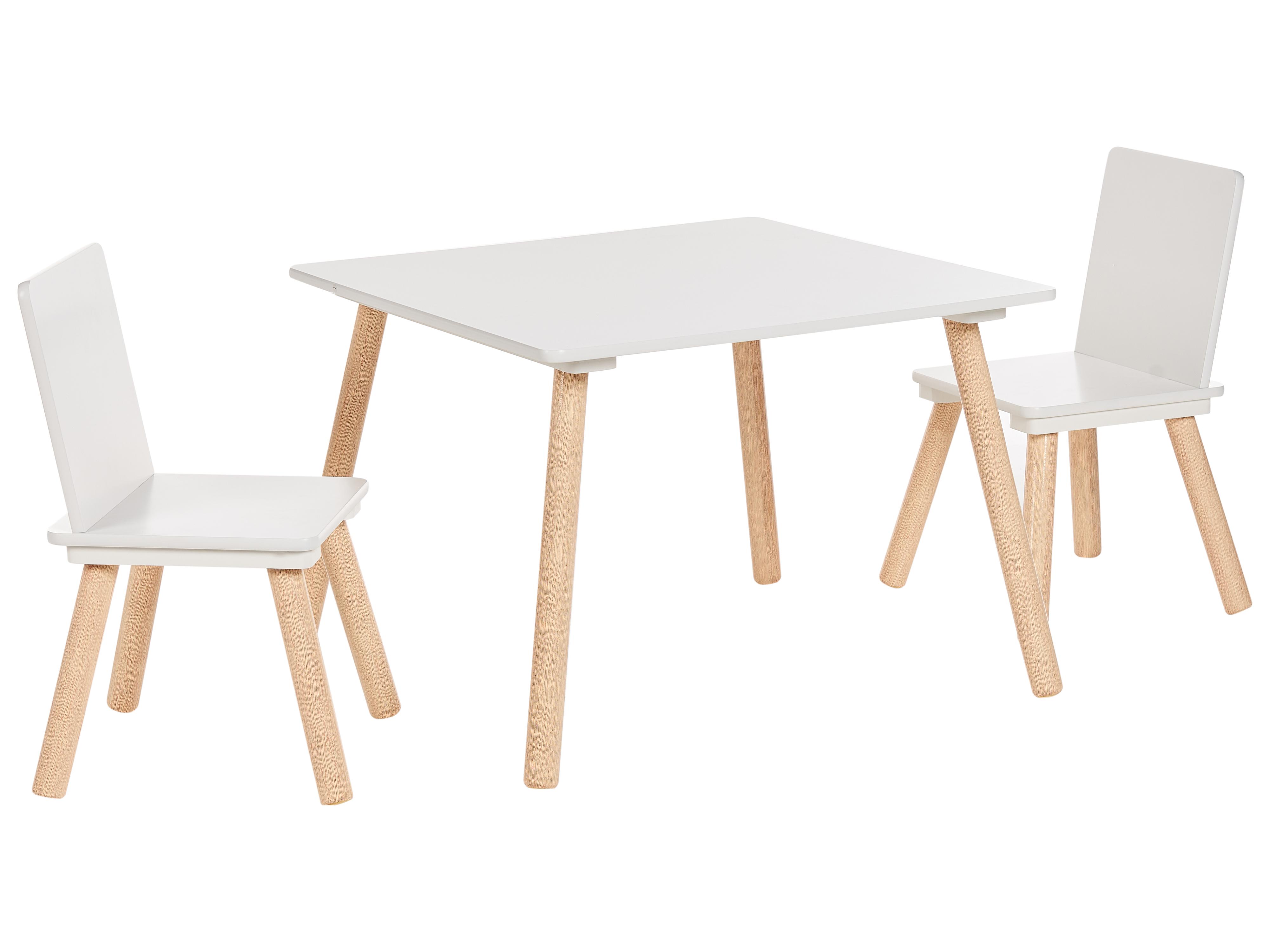 Kids Table with Chairs WRINGLEY White