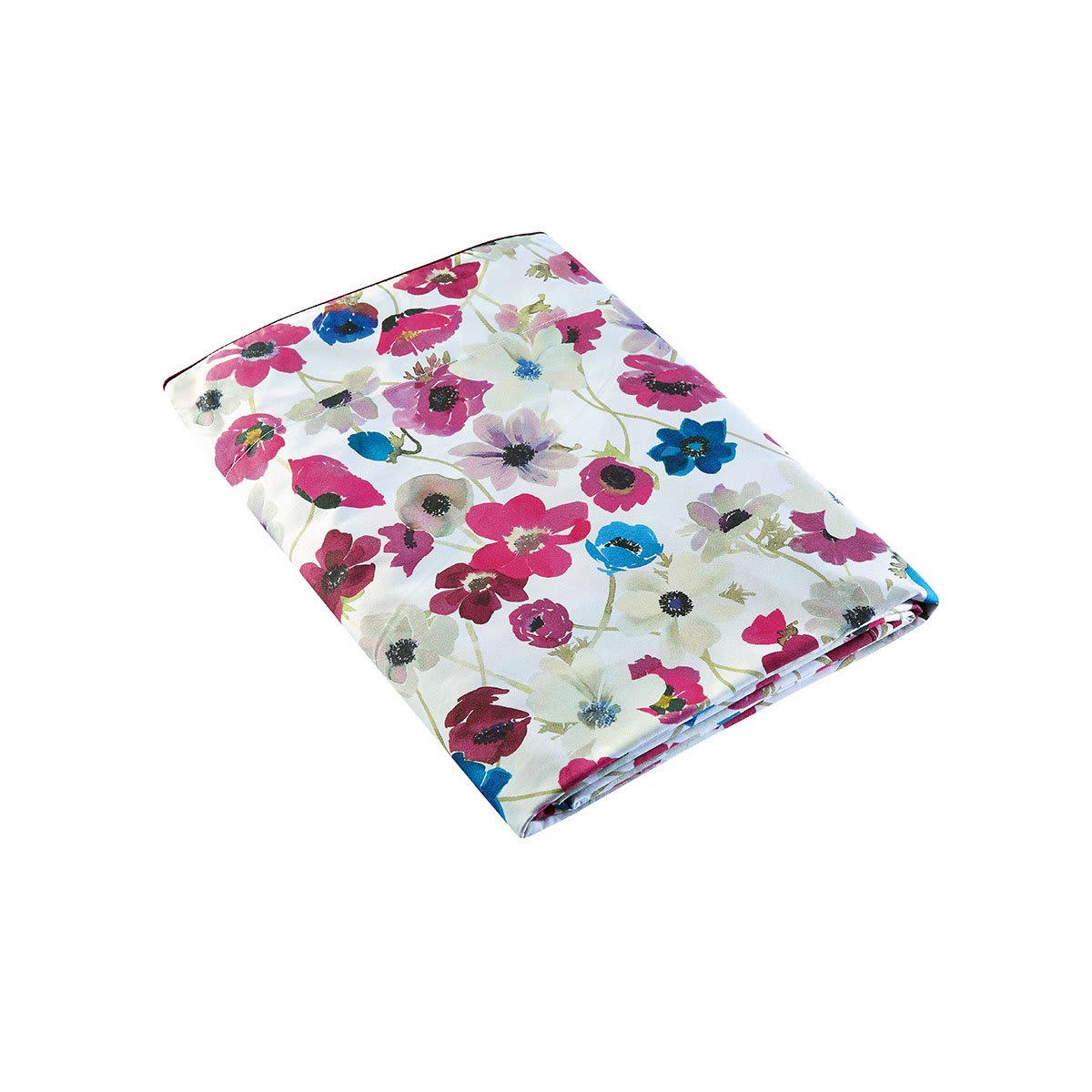 PRAIRIE - Drap plat percale rose foncé 240x295 cm