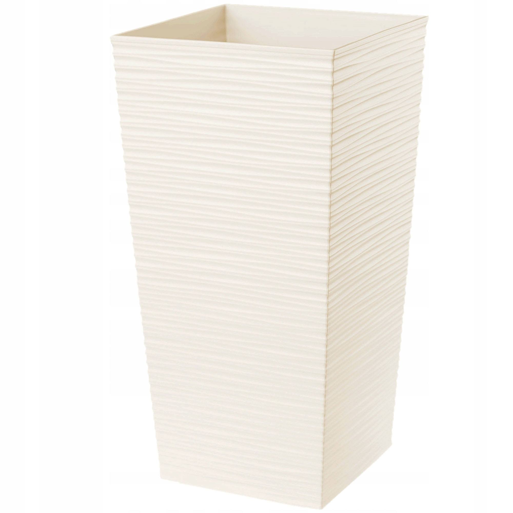 Kadax Donica Doniczka Wkład 34x68cm Wysoka Kremowa