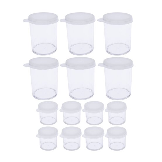 Assorted Paint Storage Cups 14 Pack