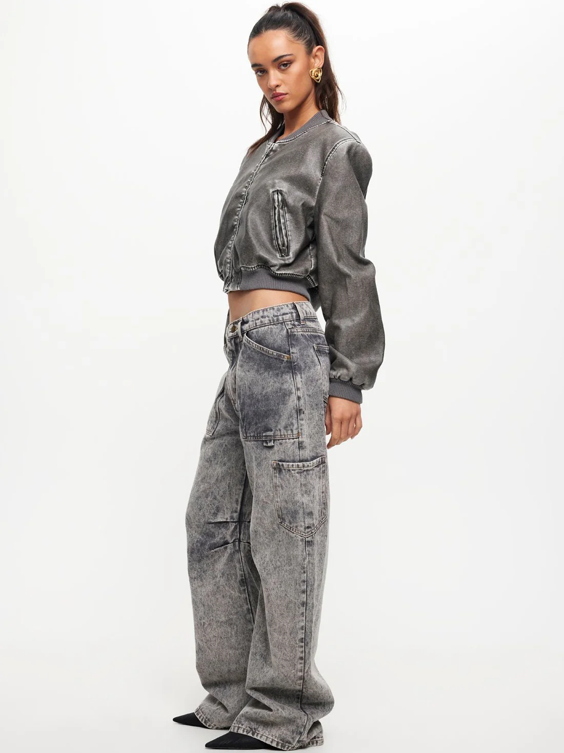 Miami Vice Low-Rise Baggy Jeans