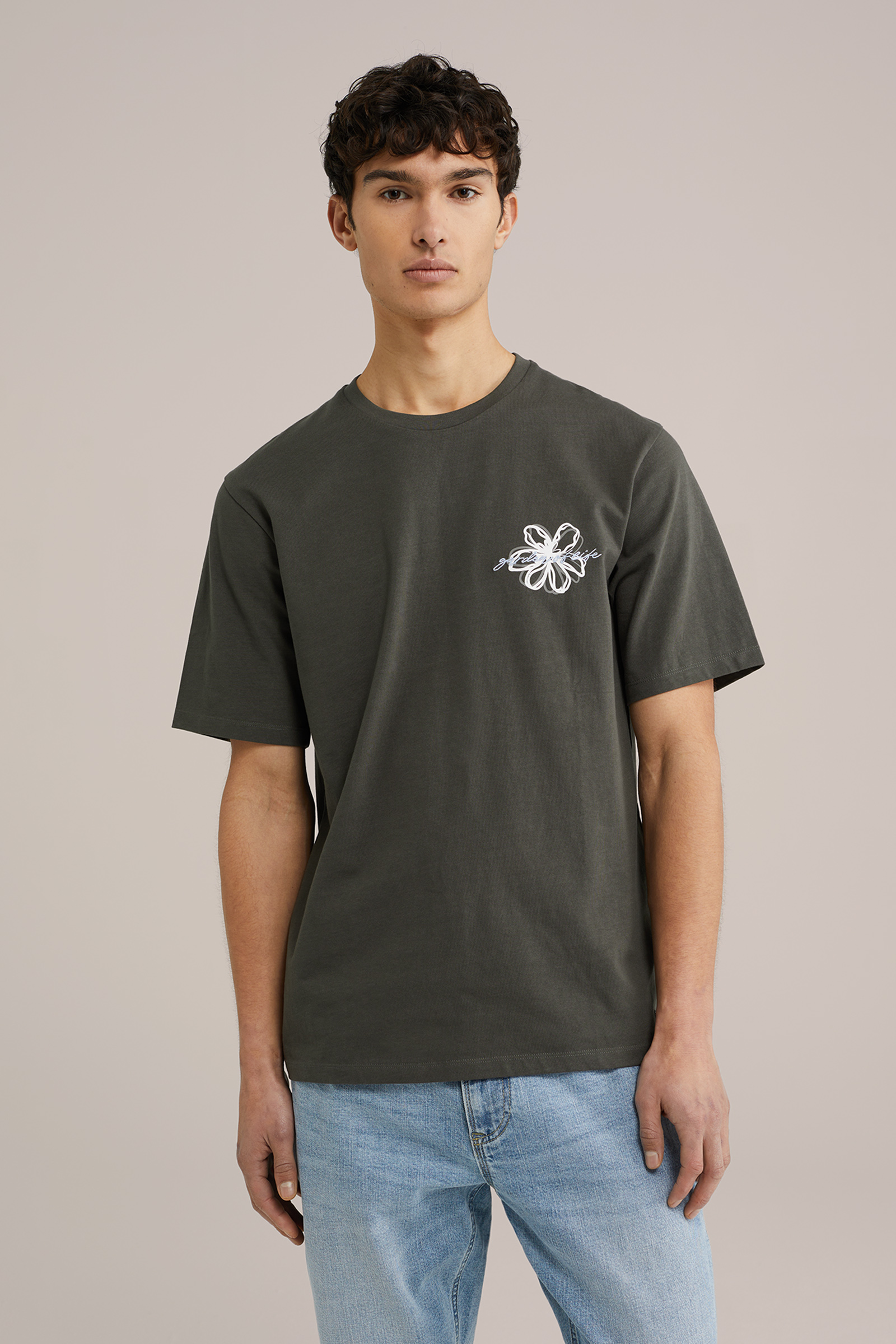 Heren Relaxed fit T-shirt met print