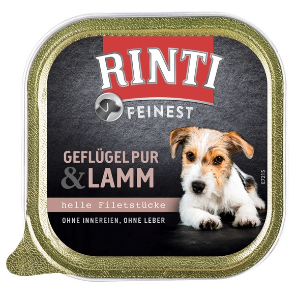 Hunde-Nassfutter »Feinest«, Geflügel/Lamm, 150 g