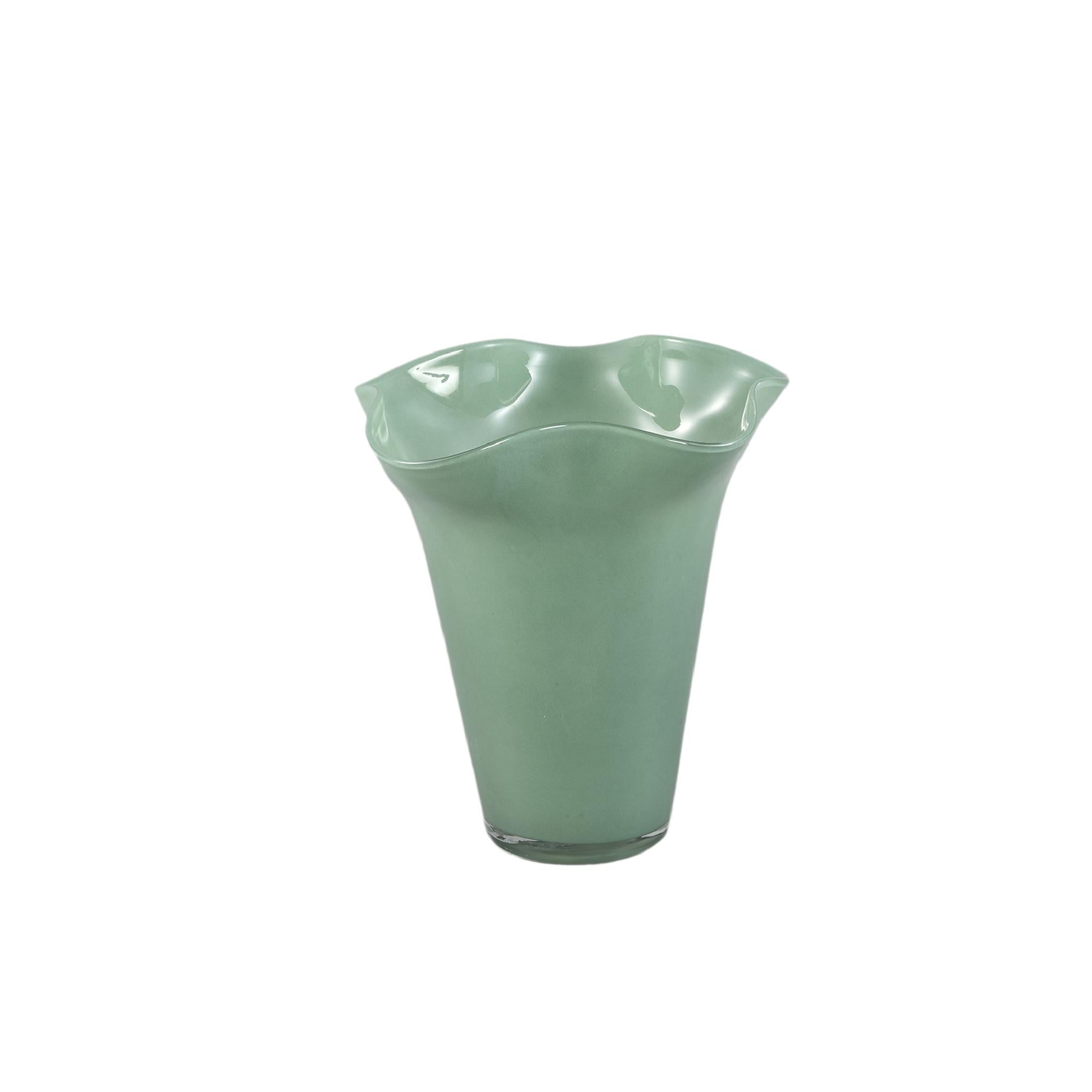 PTMD vaas Macarena - groen - 17x17x18.5cm