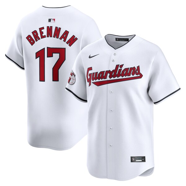Will Brennan Cleveland Guardians Nike Home Limited Player Jersey - White